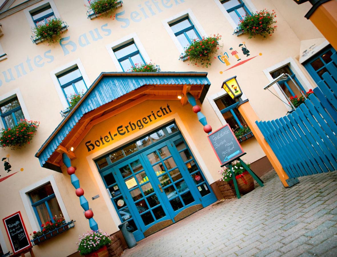 Hotel Erbgericht Buntes Haus ไซฟ์เฟิน ภายนอก รูปภาพ